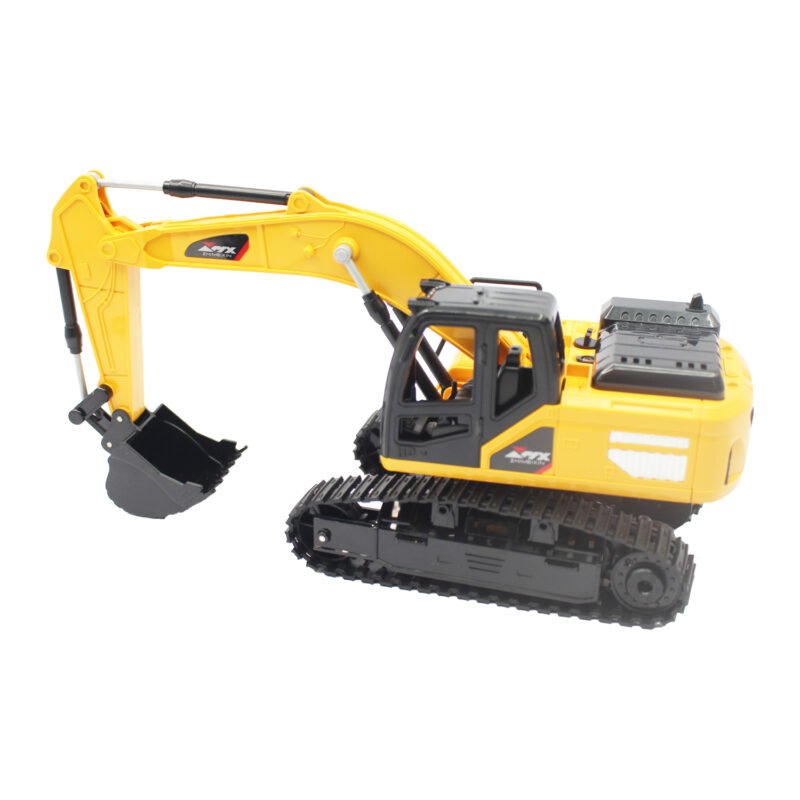 vehiculo a control remoto excavadora con luz de 5 canales 40mhz escala 1:24