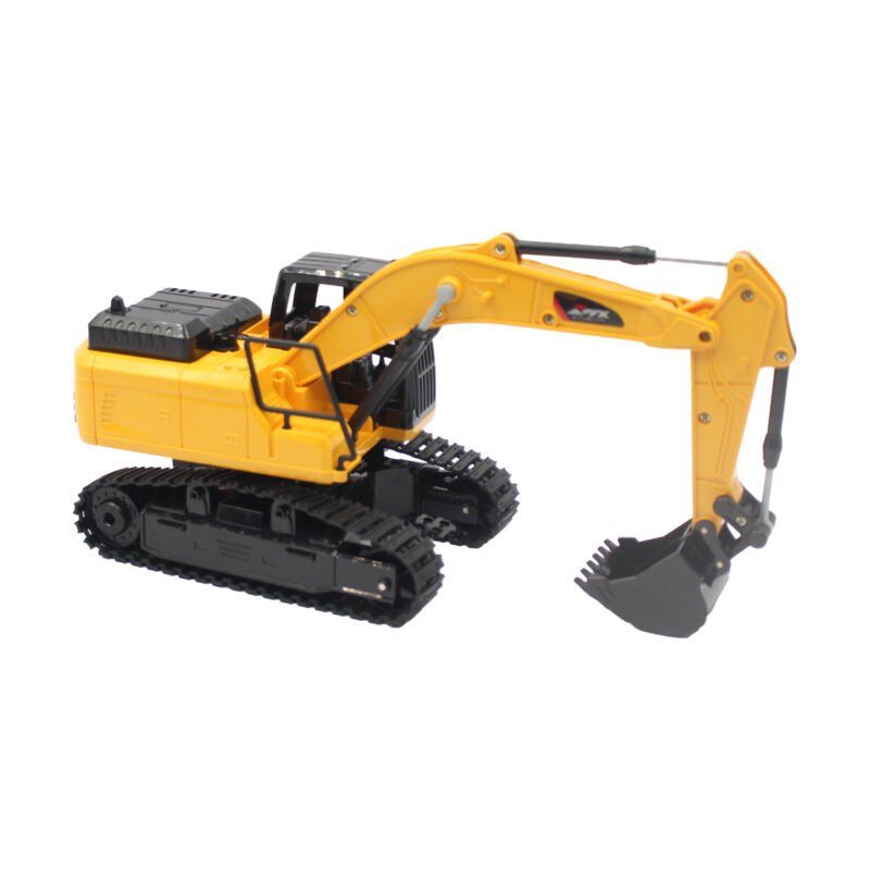 vehiculo a control remoto excavadora con luz de 5 canales 40mhz escala 1:24 — vista 4