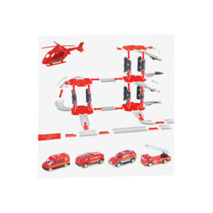 mini parking garage de bombero