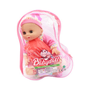 set de muÑecas bebe de 14" con ic y 11 piezas