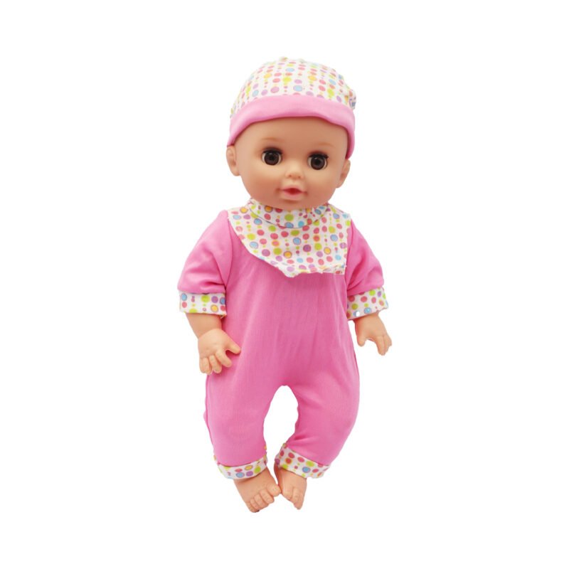set de muÑecas bebe de 14" con ic 11 piezas