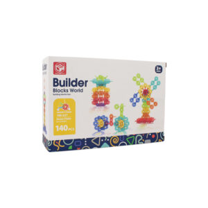 set de bloques armable estilo copo de nieve 140piezas