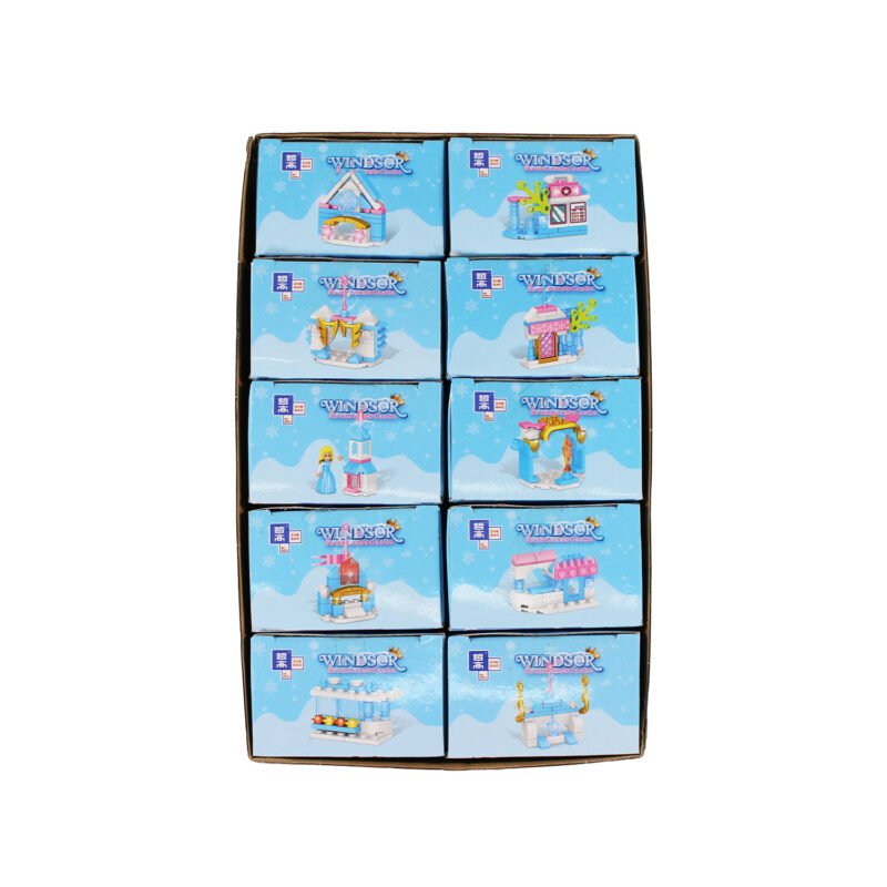set de bloques armable castillo hielo magico armable de 10 cajas — vista 2