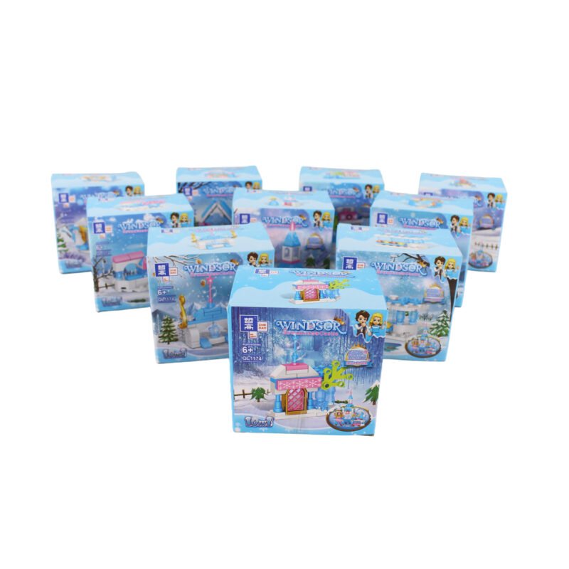 set de bloques armable castillo hielo magico armable de 10 cajas — vista 3