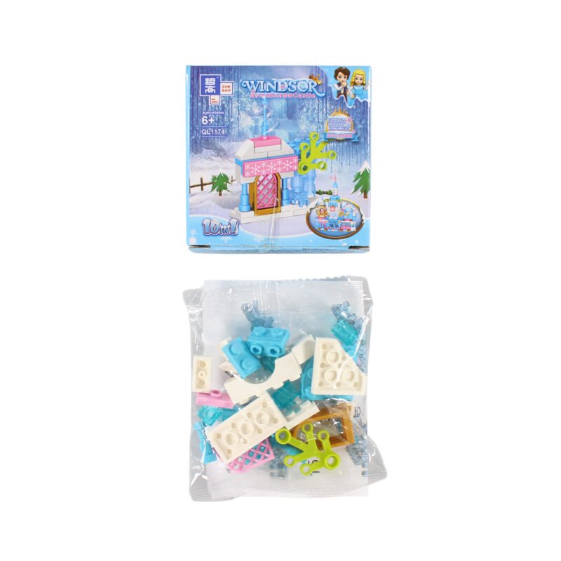 set de bloques armable castillo hielo magico armable de 10 cajas — vista 4