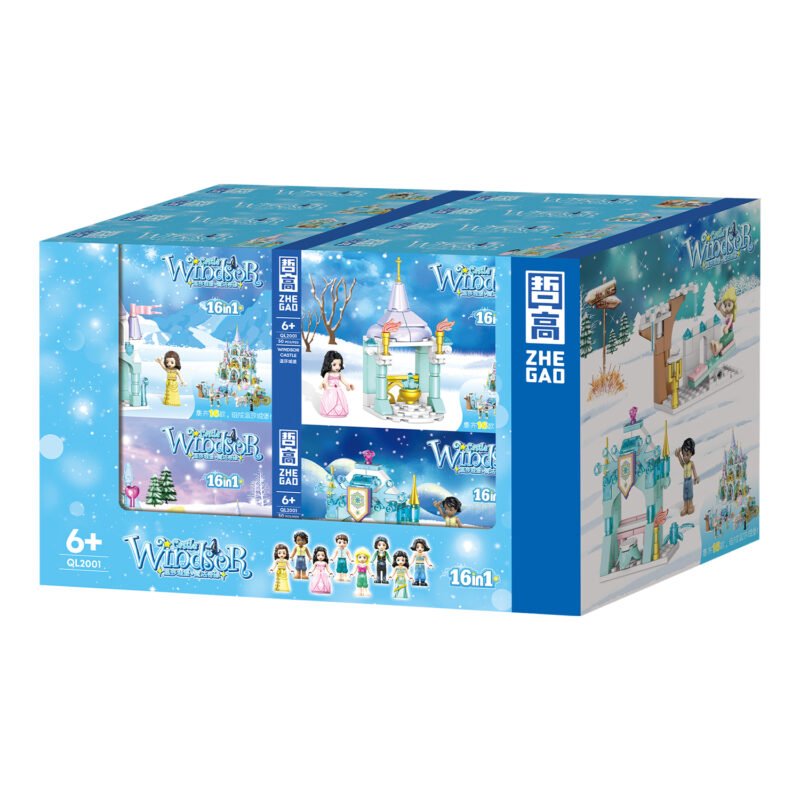 set de bloques armable castillo windsor caja de 16 diferentes modelos — vista 17