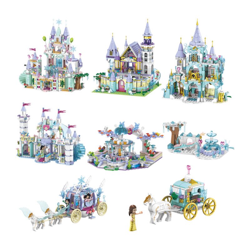 set de bloques armable castillo windsor caja de 16 diferentes modelos — vista 18