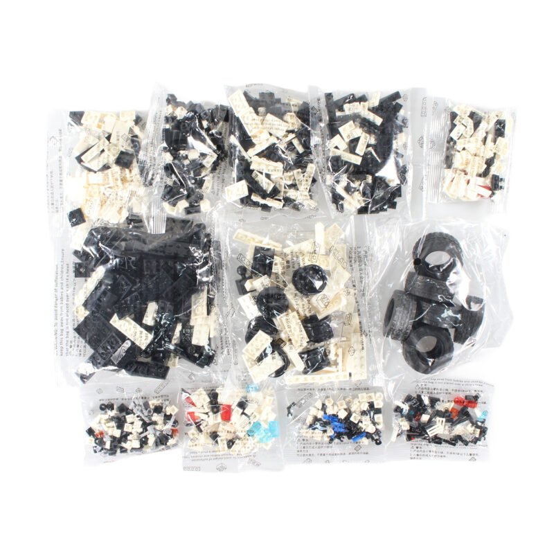 set de bloques armable 2 en 1 mecha y vehiculo policial 940 piezas. — vista 2