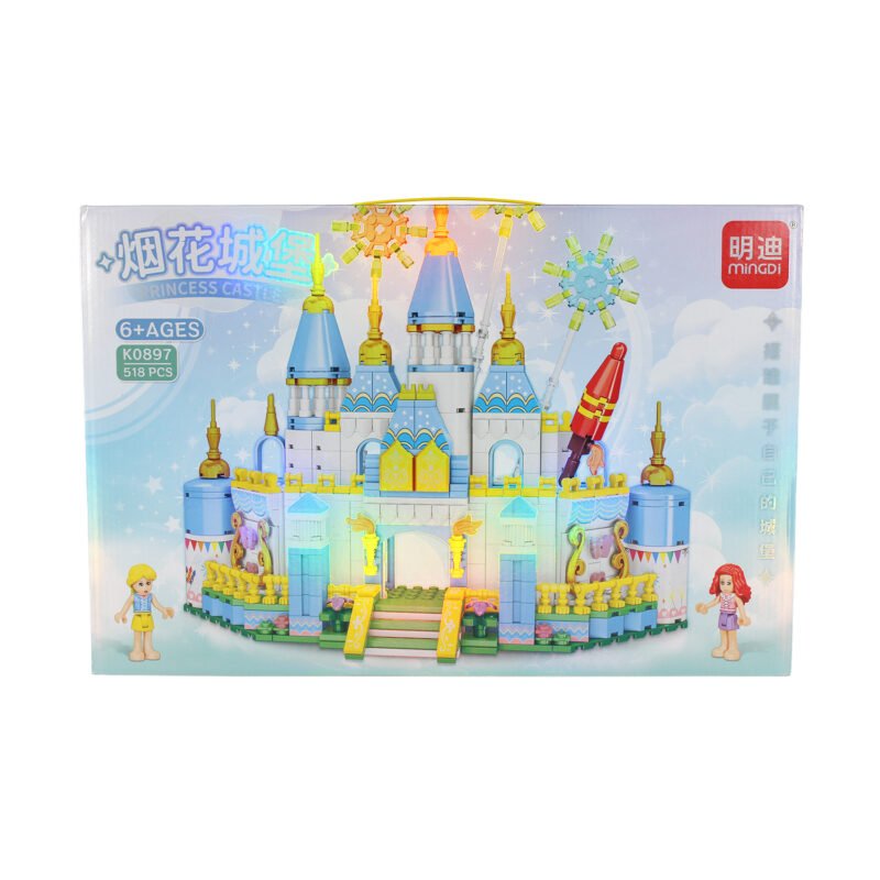 set de bloques armable castillo princesa armable de 518 piezas. — vista 4
