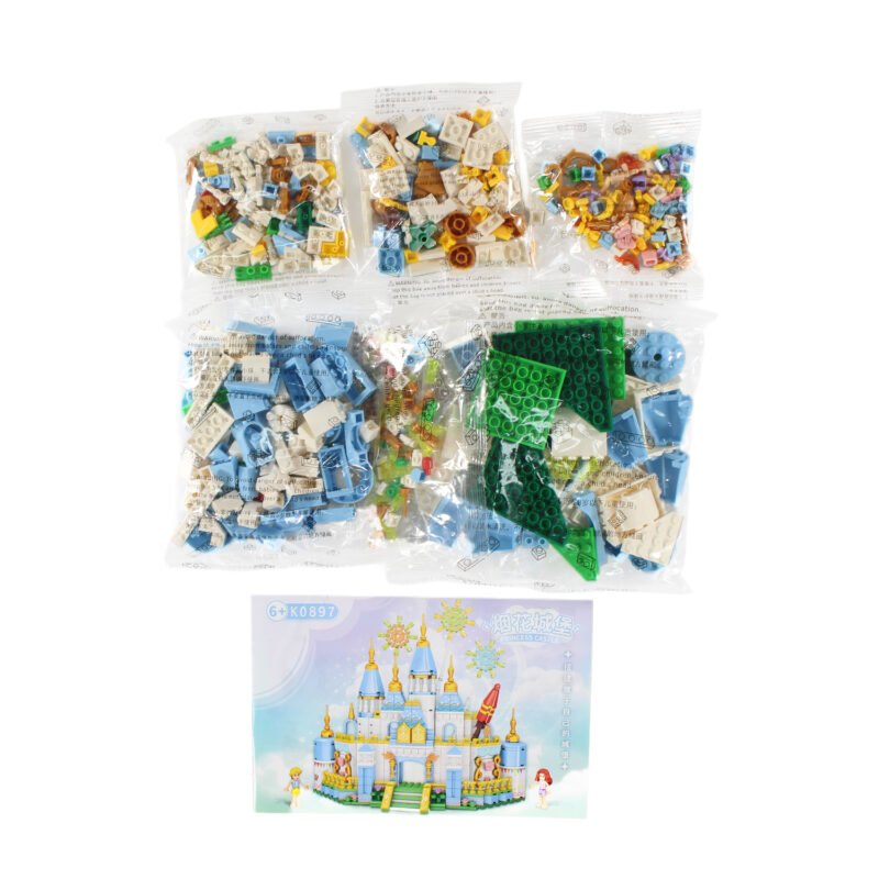 set de bloques armable castillo princesa armable de 518 piezas. — vista 2