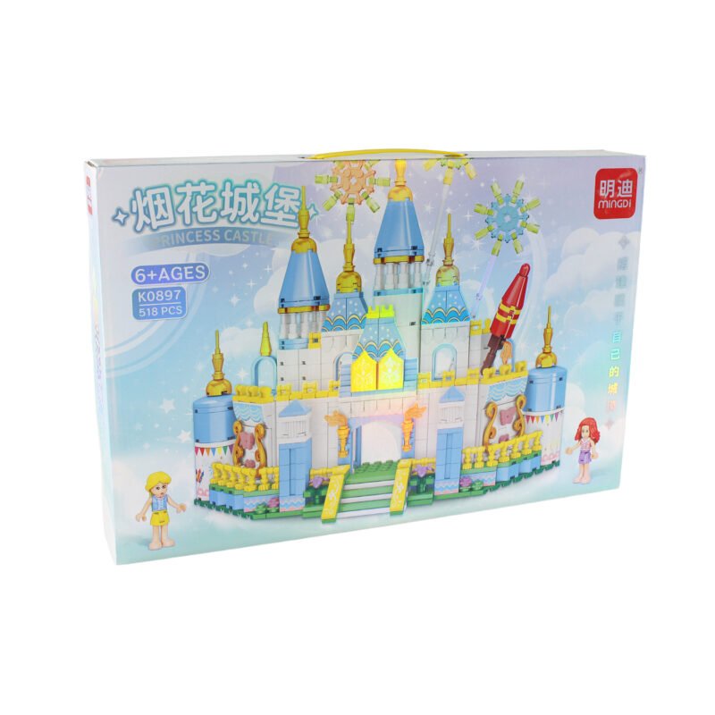 set de bloques armable castillo princesa armable de 518 piezas. — vista 5