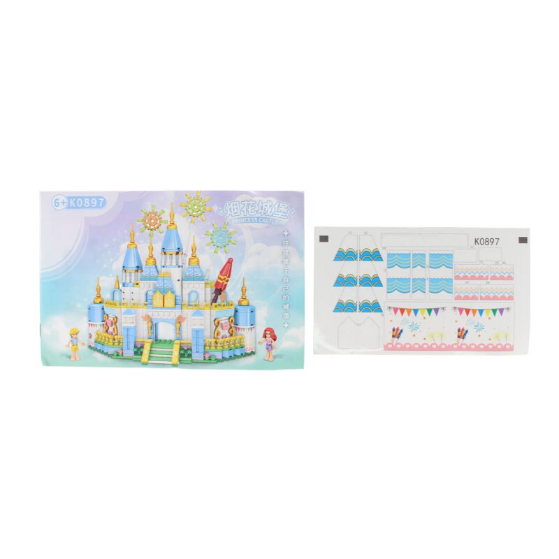 set de bloques armable castillo princesa armable de 518 piezas. — vista 7