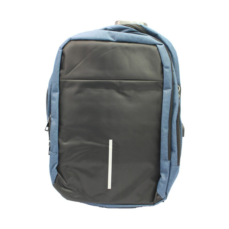 mochila black con blue