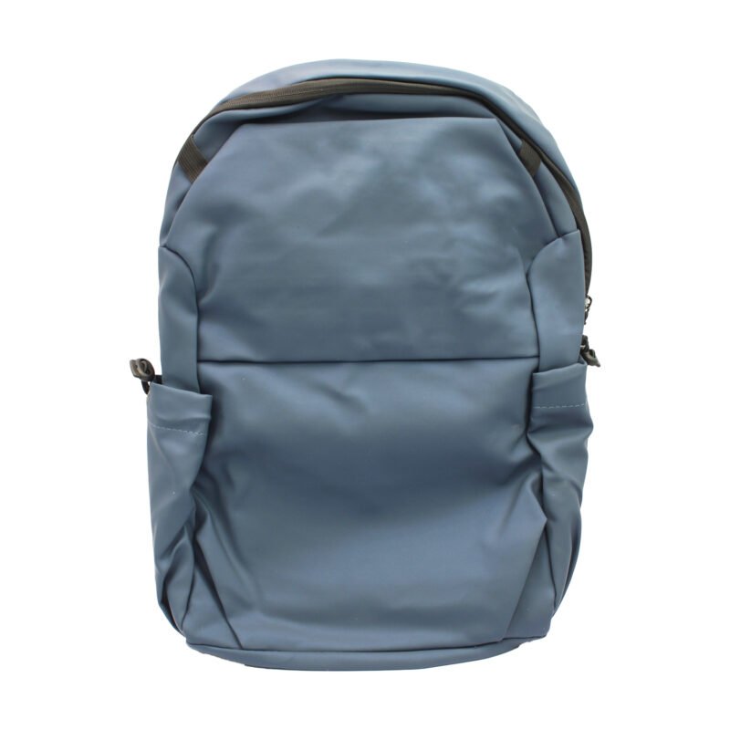 mochila cierre delantero impermeable blue