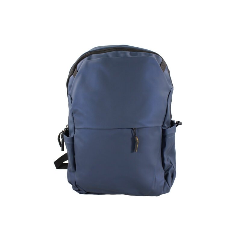 mochila cierre delantero impermeable blue — vista 3