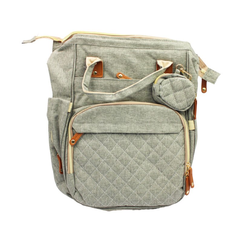 mochila paÑalera gray
