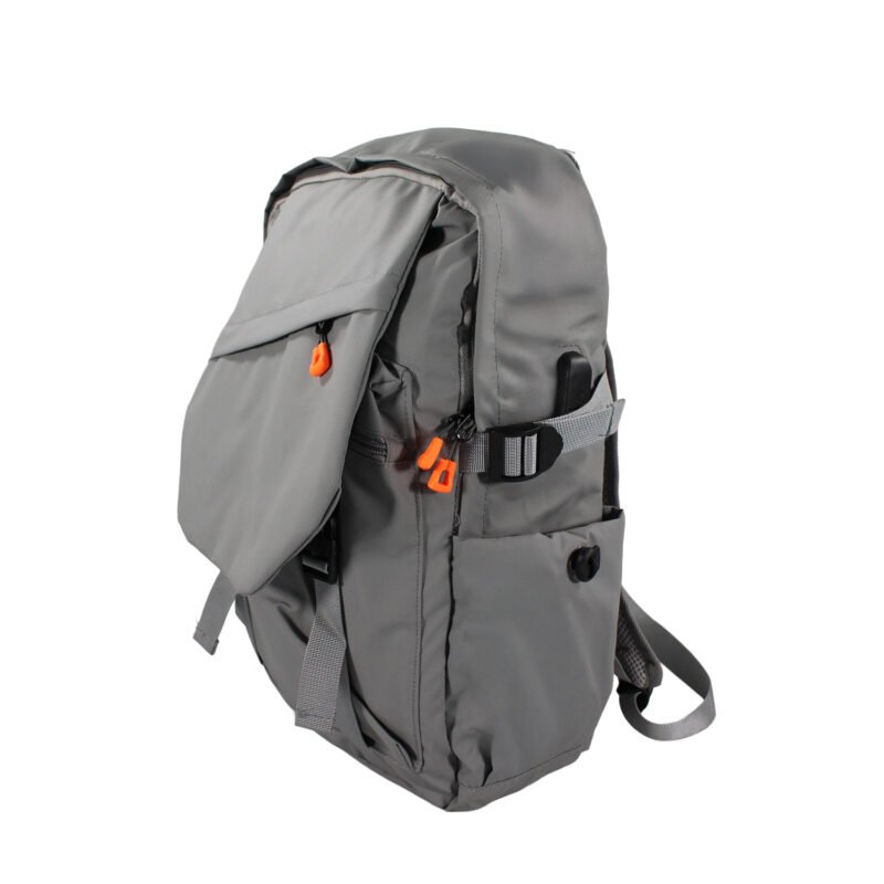 mochila impermeable gray — vista 2