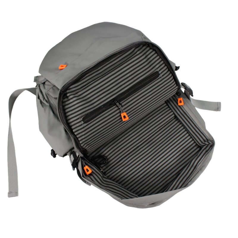 mochila impermeable gray — vista 3