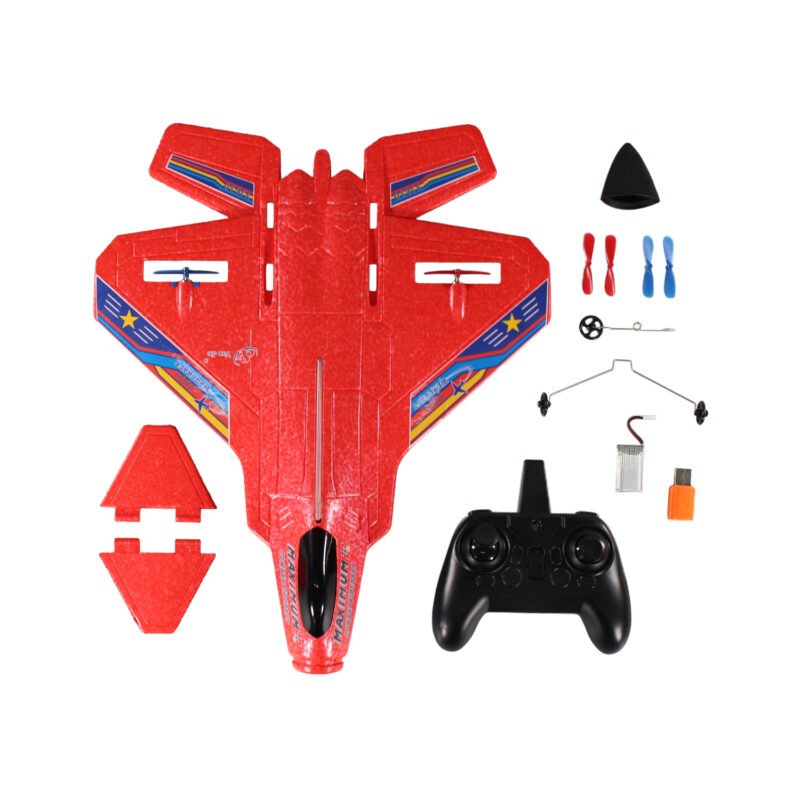 avion de juguete a control remoto, +14 aÑos. red — vista 3