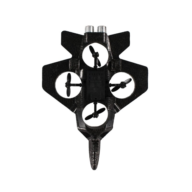 avion tipo dron a control remoto, estilo militar. +14 aÑos. — vista 7
