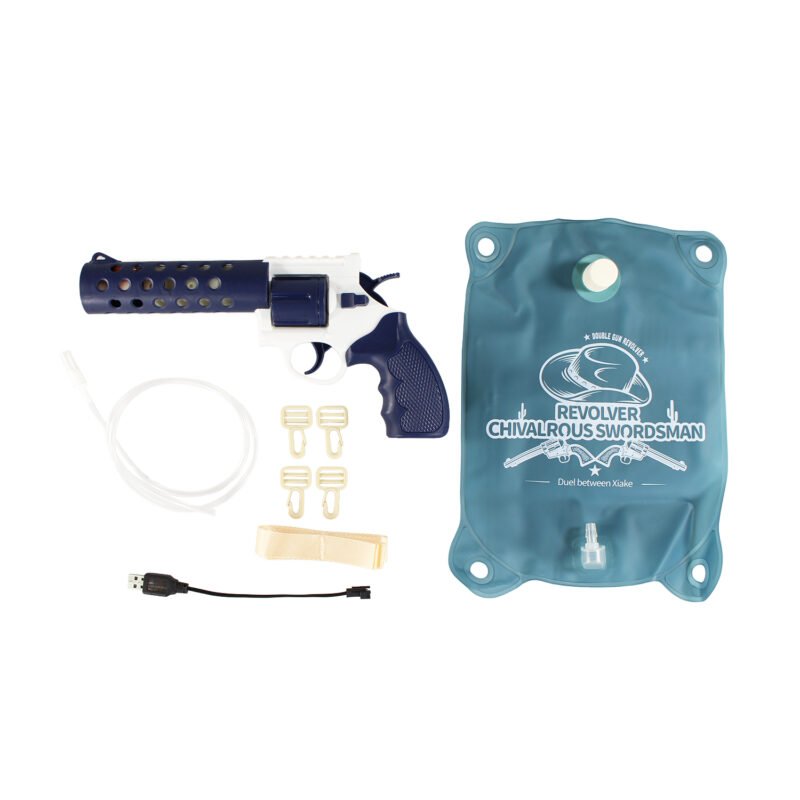 revolver de agua electrico, bateria litio 800mah, voltaje 3.7v, material plastico, para +6 aÑos. — vista 3