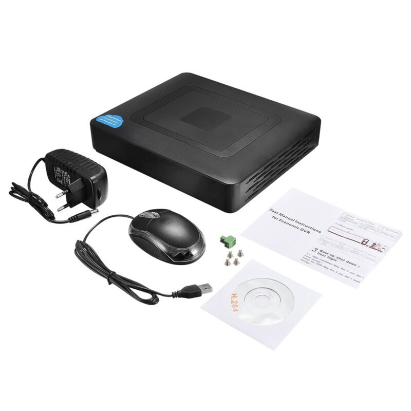 set de camaras de seguridad ahd de 1080p/dvr de cuatro canales — vista 2