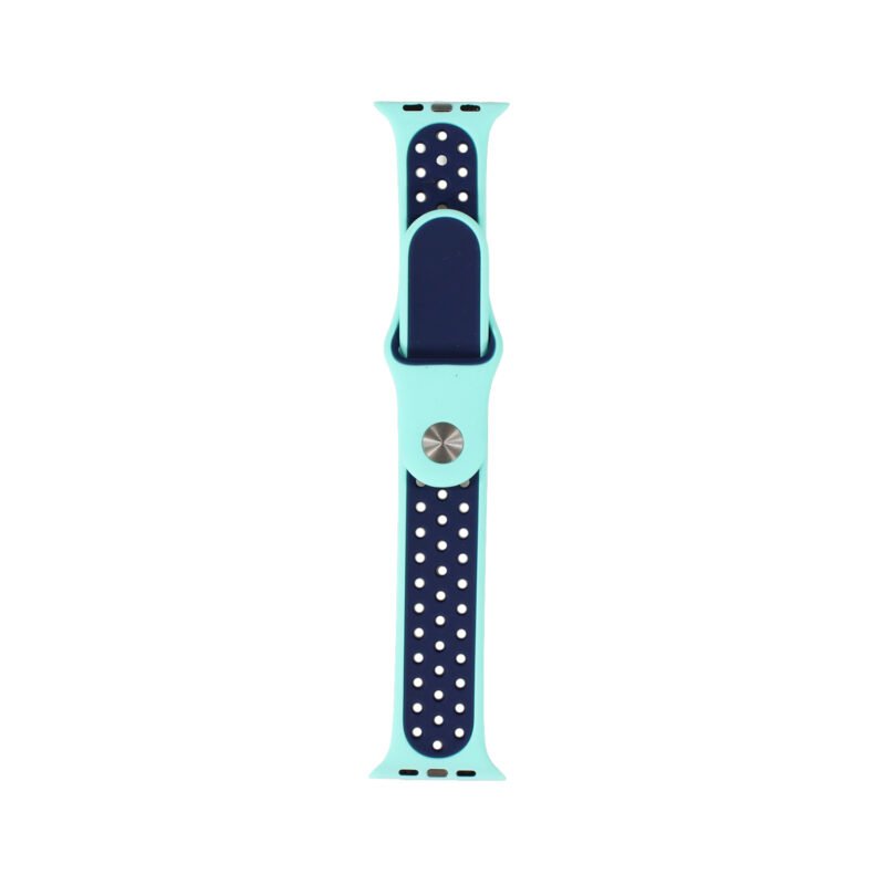 correa silicona applewatch blue — vista 3