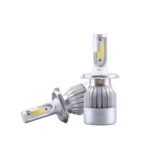lampara led cob h4 6000k de 26ws para automovil o motocicleta.