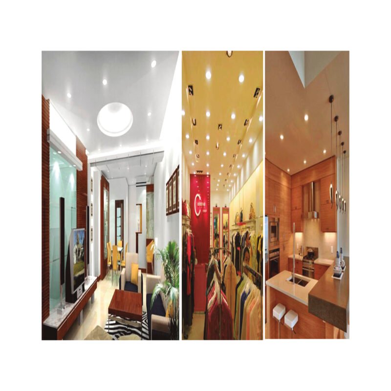 foco led 12w, luz fria, bajo consumo, alto brillo, 80% menos energia, ideal para interiores. — vista 2