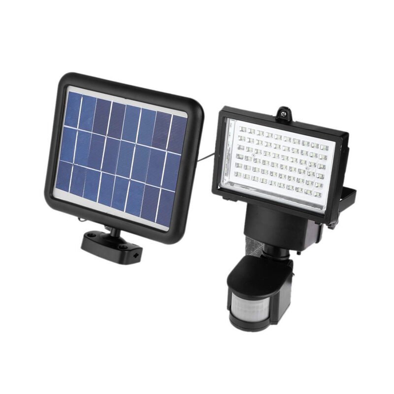 foco led con sensor y panel solar — vista 7