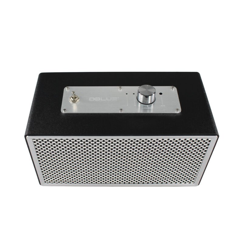 parlante retro portatil bt black — vista 3