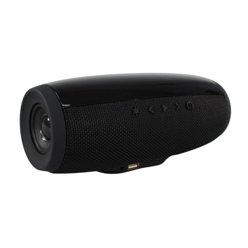 parlante portatil bt con luces multicolor con entrada sd/ radio fm. black — vista 6