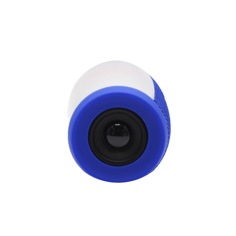 parlante portatil bt con luces multicolor con entrada sd/ radio fm. blue