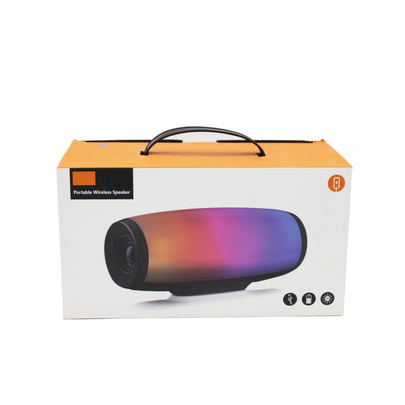 parlante portatil bt con luces multicolor con entrada sd/ radio fm. blue — vista 2