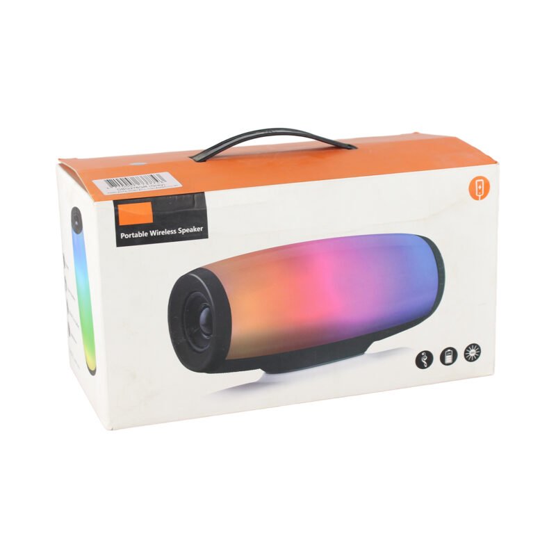 parlante portatil bt con luces multicolor con entrada sd/ radio fm. gray — vista 2