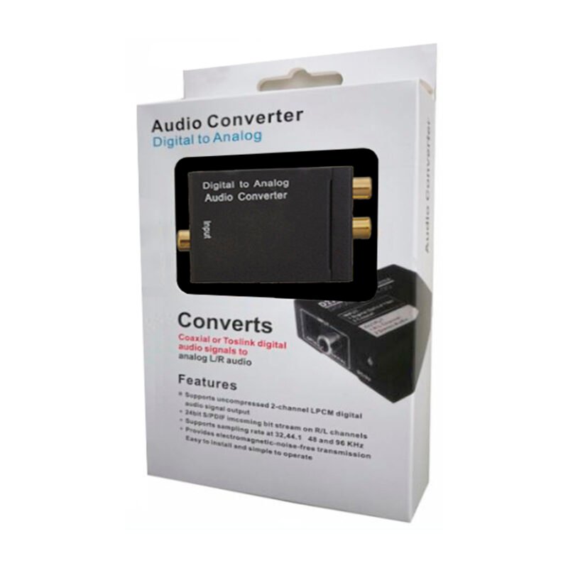 adaptador de cable optico a rca — vista 3