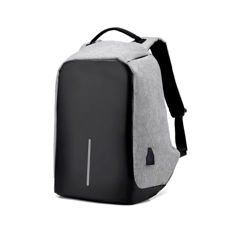 mochila antirobo. silver — vista 3