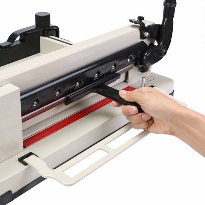 guillotina cortadora de papel con mecanismo pesado, precision alta, hasta 315 mm de anchura, diseÑo metalico desmontable. — vista 4