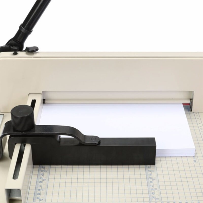guillotina cortadora de papel con mecanismo pesado, precision alta, hasta 315 mm de anchura, diseÑo metalico desmontable. — vista 5