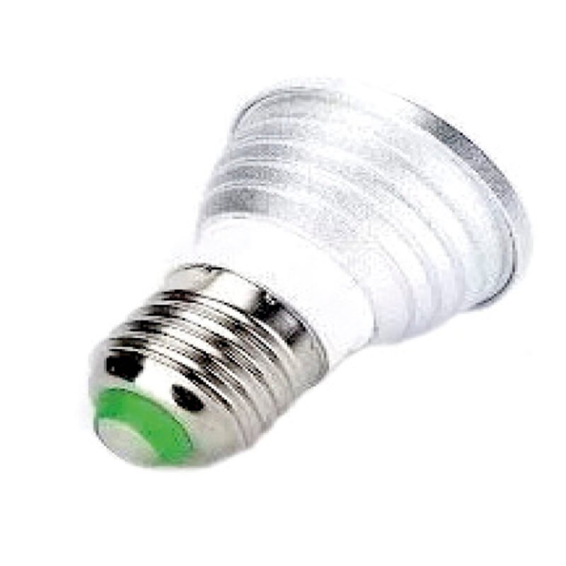 ampolleta led rgb 3w spot base e 27