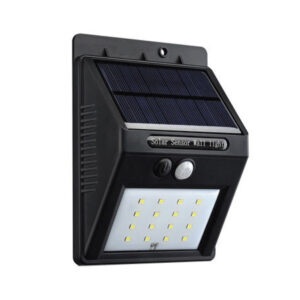 foco solar 20 led con sensor de movimiento