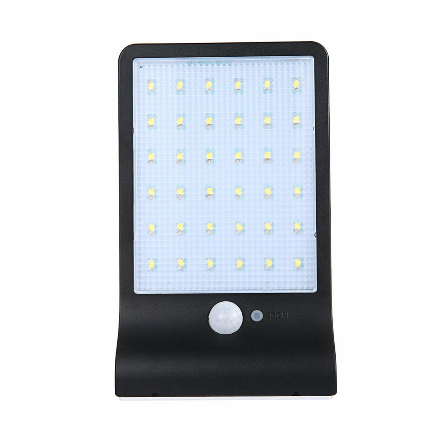 foco solar exterior led con sensor de movimiento. black. foco solar exterior led con sensor de movimiento. black.