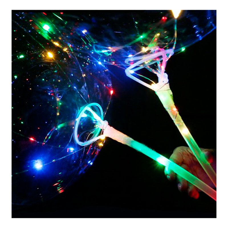 globo led con manilla — vista 2