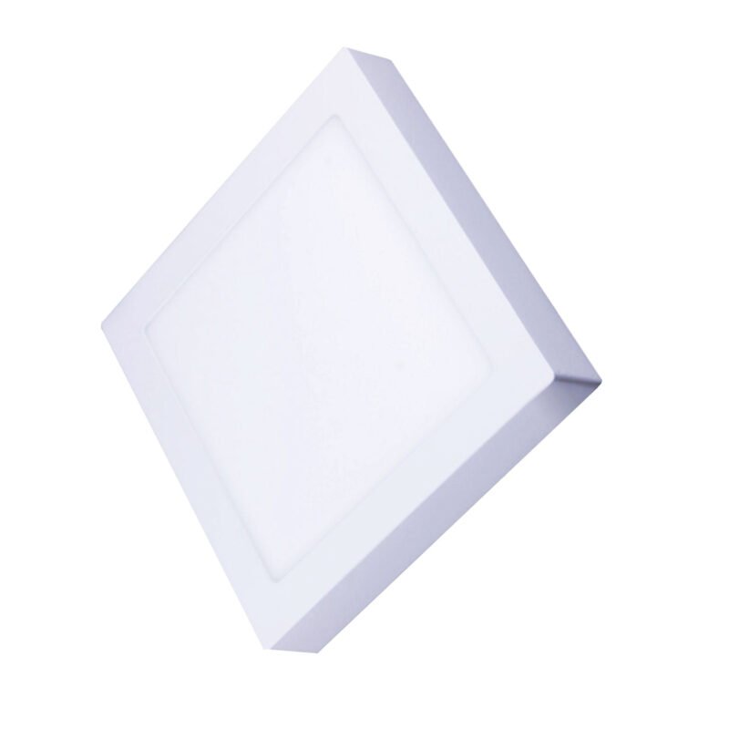 foco led panel cuadrado sobrepuesto, 15w, luz calida, ahorro 80%, ideal para oficinas y hoteles. — vista 4