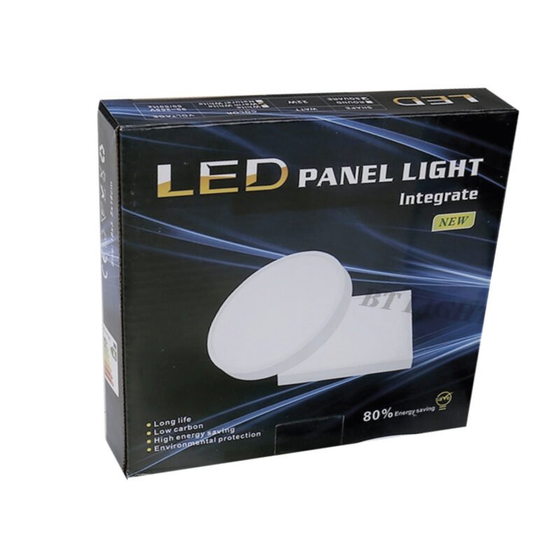 foco led panel cuadrado sobrepuesto, 15w, luz calida, ahorro 80%, ideal para oficinas y hoteles. — vista 2