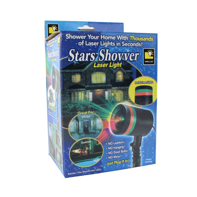 luz laser decorativa de exterior multipunto y verde red — vista 5