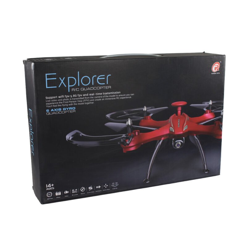 dron camara 2mp/wifi monitoreo. black — vista 2