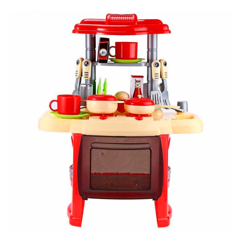 set de cocina niÑa 30 piezas con luz y musica — vista 7