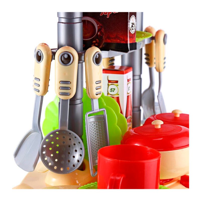 set de cocina niÑa 30 piezas con luz y musica — vista 5