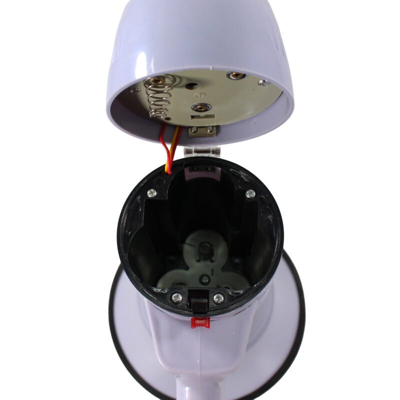 megafono profesional ligero, grabadora 10 seg, ajuste de volumen, bateria no incluida. — vista 4